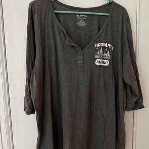 Gray Hogwarts Alumni Women's Top